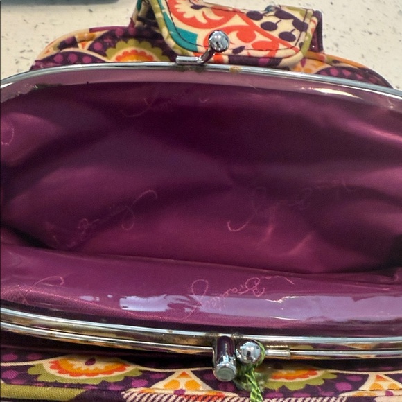 Vera Bradley Colorful Patterned Women's Clutch - Picture 6 of 7
